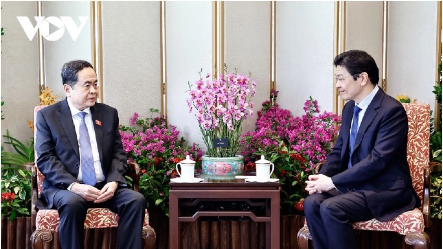 Vietnamese NA Chairman meets with Singaporean PM